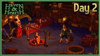 Cave Living & Skill Building! - A Day 2 Guide for Haven & Hearth - 7 Days of Haven