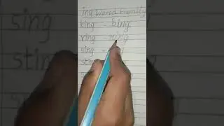My Best Learning videos for kids - ing word family explained by a kid