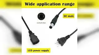 Review: 2-Prong Security Camera Power Adapter,12V 5A 100V-240V Camera Power Adapter 8-Way Powe...