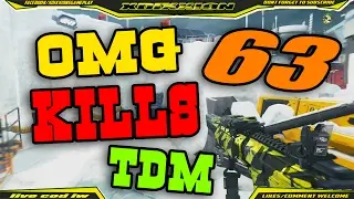 63 kills gameplay in tdm on frost ! [xdiixxiion][ps4][cod iw]