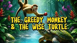 &ldquo;The Greedy Monkey and the Wise Turtle | A Heartwarming Bedtime Story with a Moral&rdquo;
