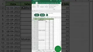 Fill Blank cells with shortcut | #excel #microsoft #exceltips #exceltricks #education #msexcel