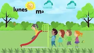 Mr. Sun Days of the week in Spanish- Se&ntilde;or Sol  Dias de la semana  instrumental song