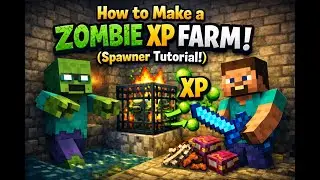 BEST Zombie XP Farm from a Spawner! (Simple & Fast)