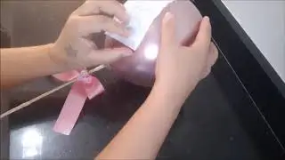COMO COLOCAR NOME NO BALÃO- PAPEL CONTACT | FACIL FACIL