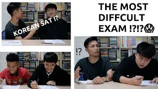 ✏️ Teens taking Korean SAT (College Scholastic Ability Test) - G.P.F