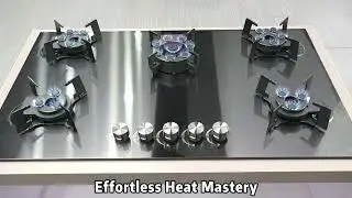 Magic butterfly gas stove, flip cover, easy to clean and save energy.