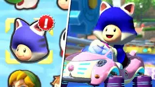 Play as Cat Toad from Super Mario 3D World in Mario Kart 8 Deluxe