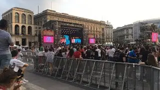 Milano duomo live show