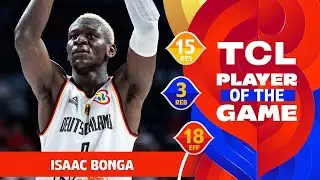 Isaac Bonga (15 PTS) | TCL Player Of The Game | GER vs FIN | FIBA Basketball World Cup 2023