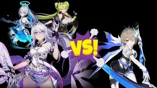 [Honkai Impact 3] Rita AK Fire Buff EX ABYSS Red Lotus, KIana HoFi (S) HoTruth (S) Chrono Navi (SSS)