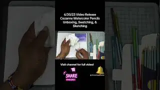 #watercolorpencils #watercolor #watercolour #art #shorts #unboxing #cezanne #thethriftyapprentice
