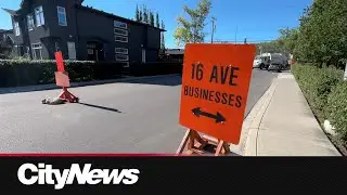 Calgarians react to a new watermain road closure