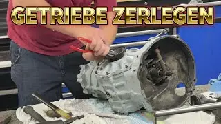 VW K&auml;fer T1 T2 K&uuml;bel Schr&auml;glenker zerlegen Getriebe