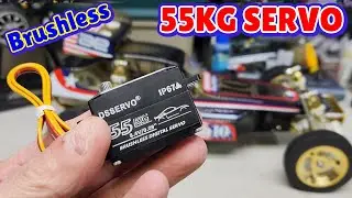 55KG servo BRUSHLESS metal gear waterproof brushless high speed