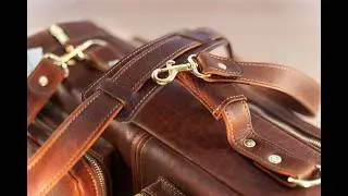 Buffalo Leather Flight Bag Made USA s