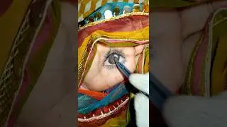 eye drawing on hand/ muskan art #eyeart