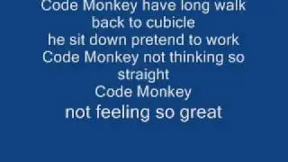 code monkey lyrics