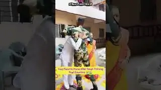 fauji Return Home After touch training Real emotional video 🥺