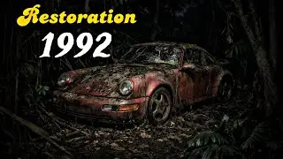 A Forgotten Icon After Dark 🌑 | Abandoned Porsche 911 Carrera RS (964) &ndash; 1992