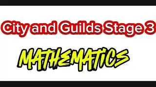 City and Guild stage 3 #maths #school #mathematics #csecmaths #education