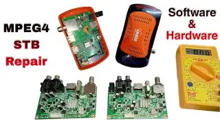 MPEG4 STB card Repair & Nate 2021 set Top box software Upgrade