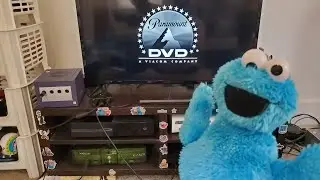 Cookie Monster Watches The Paramount DVD Logo