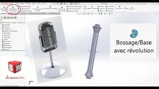 #MC 03-- barre -- SolidWorks -- bossage avec REVOLUTION