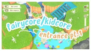 fairycore/kidcore entrance pt. 1 // SPEEDBUILD // animal crossing new horizons