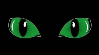 🔋 Helmet Eyes | Blinking Green Cat Eyes 🐾 | Neon Animated Eyes for Helmet POV