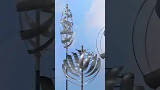 Nautilus Stainless Steel Lyman Whitaker Wind Sculpture Short