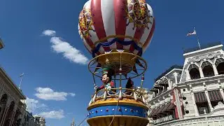 Festival of Fantasy Parade from the Firehouse Window | Magic Kingdom Parade Interactions!