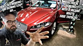 ЭЛЕКТРИЧЕСКИЕ ГРЕМЛИНЫ! НЕИСПРАВНОСТЬ СИСТЕМЫ HVAC JAGUAR, ВЕНТИЛЯТОРЫ НЕ РАБОТАЮТ, И ТЕМПЕРАТУРА...