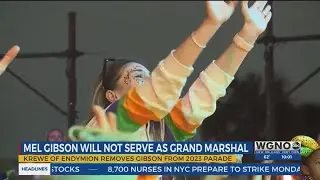 Endymion removes Mel Gibson as co-Grand Marshal, citing threats and safety concerns