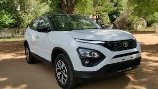 Tata Harrier Orcus White and Calypso Red - Walkaround | AutoTrend !!
