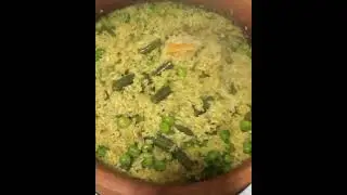 Clay pot vegetable biryani #food #claypot #cooking #briyani #handicraft