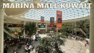 MARINA MALL THE LUXURIOUS SHOPPING MALL IN KUWAIT AND EXPLORING MARINA SEASIDE/SANDSTORM WEATHER