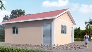 Easy-fast install  prefab prefabricated economical house