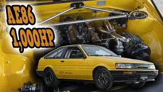 !Toyota Corolla AE86 con motor 3SGTE bestia de la calle y pista!!