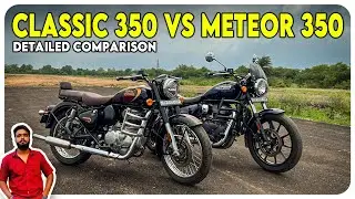 Detailed Comparison of CLASSIC 350 VS METEOR 350 || DEVANSHU CREATION
