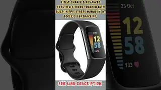 Fitbit Charge 5 Advanced Health & Fitness Tracker with Built-in GPS, Stress Management Tools #amazon