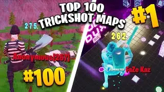 Top 100 BEST Fortnite Trickshot Maps with CODES! (insane)