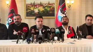 Vanspor Kul&uuml;p Başkanı Erol Temel Basınla Bir Araya Geldi