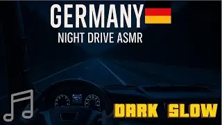 Germany Autobahn ASMR Night Drive POV