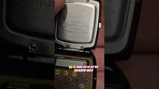 Wow!😱🤩Casio FTP-10 Flip #Top #Calculator Watch . #casio #watches #watch #japan #fliptop #uhr #クロック