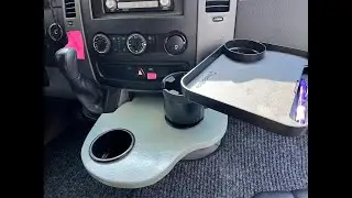 Sprinter Motorhome, Van, DYI Tray and Cup Holder
