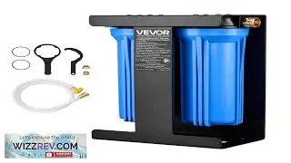 VEVOR RV Water Filtration System 2 Cartridge Water Filter System for Campers Remove