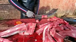 Huge Sail Fish Slicing Like Butter Satisfactory Sail  Fish Thunk Cutting Skills Mr Rasanga