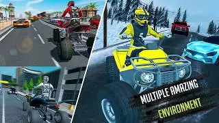 ATV & Kart Endless Traffic Racer 2019 (GamePlay Trailer)