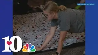 Maryville College students make blankets for New Hope Children's Advocacy Center